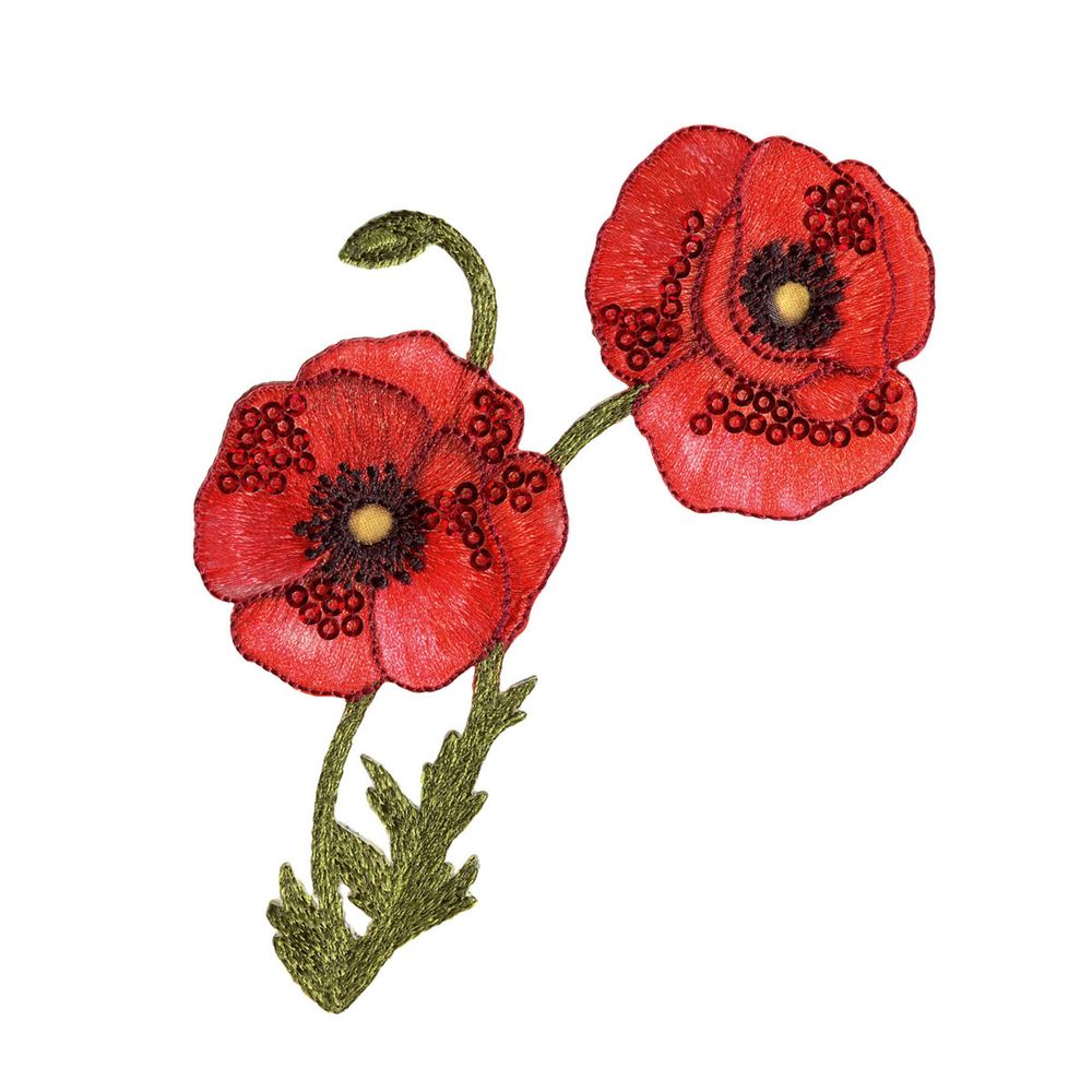 Термоаппликация Цветок мака Prym