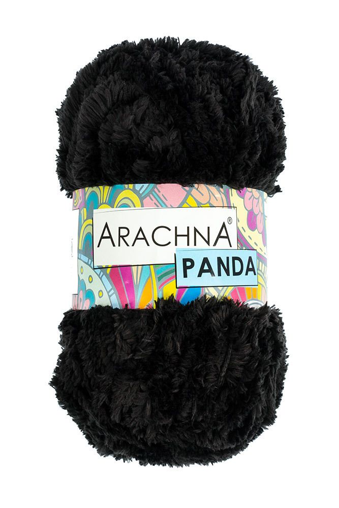 Пряжа Arachna Panda / уп.5 мот. по 100г, 75м, 51 черный