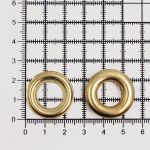 Люверсы металл ⌀12.0 мм (внутр.), h6.68 мм (внутр.), №26, металл, New Star, золото, уп≈100 шт