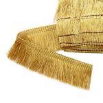 Бахрома отделочная 38.0 мм / 25 метров, металлизированная, цв.золото