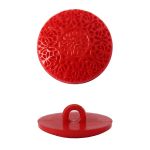 Пуговицы на ножке 22 мм (18-1664 красный), 36 шт