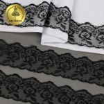 Кружево капроновое 45 мм / 9.14 м, TBS.30010 цв.039 черный, Kruzhevo