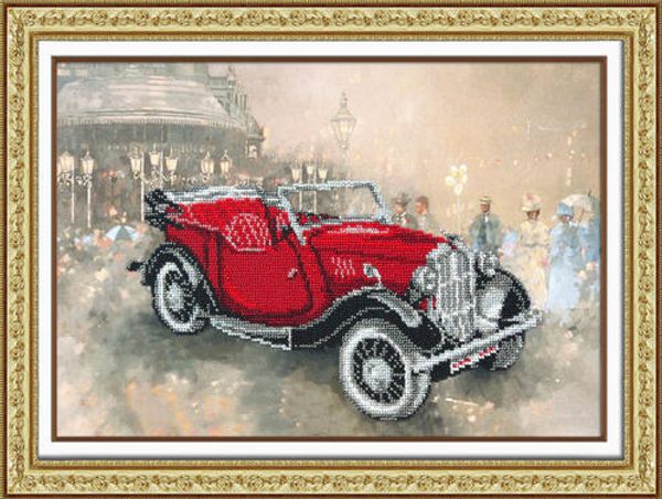 Набор для вышивания бисером Паутинка, Ретро Моррис 38х26 см