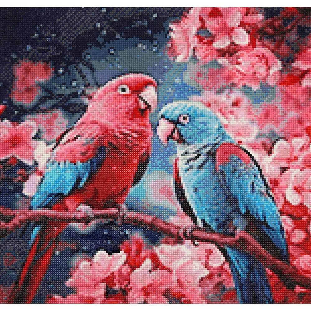 Алмазная (кристальная) мозаика Cristyle, Попугаи ара, 40х40 см