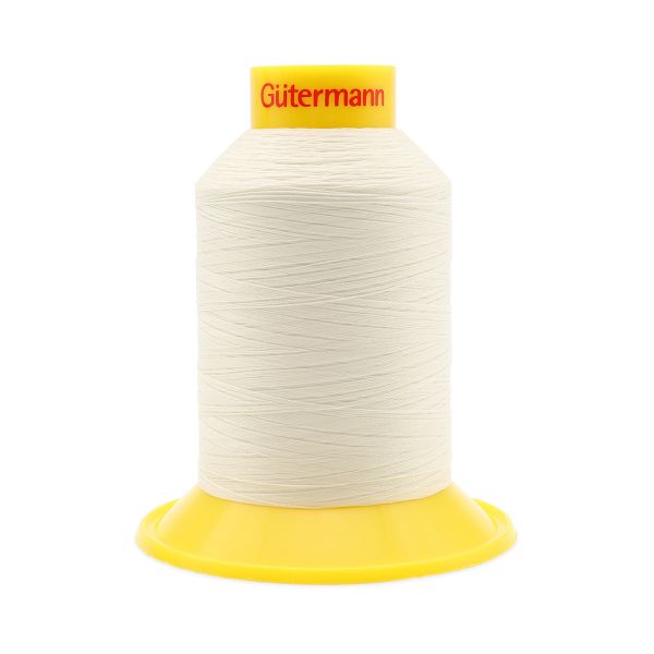 Нитка эластичная Gutermann Maraflex 120, 1500 м, 716936, 001 молочный, 1 катушка