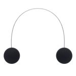 Магнитные клипсы с тросом (30см) d45, однотонные, гладкие (46 черный матовый), 1 шт