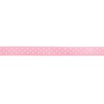 Лента атласная с рисунком 12.0 мм / 22.8 метров, D 067/001бл.-розовый/белый, Gamma ALP-121