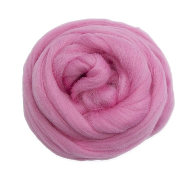 Шерсть для валяния полутонкая 100%, 100 г, 163 миндаль