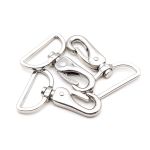 Карабин металл 38.0 мм (62х45 мм), никель, 4 шт