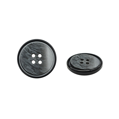 Пуговицы 4 прокола 36L (23мм), (Black (черный)), 24 шт