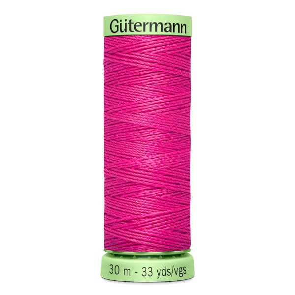 Нитки отделочные Gutermann Top Stitch, 30м, 733 розовая фуксия, 5 катушек
