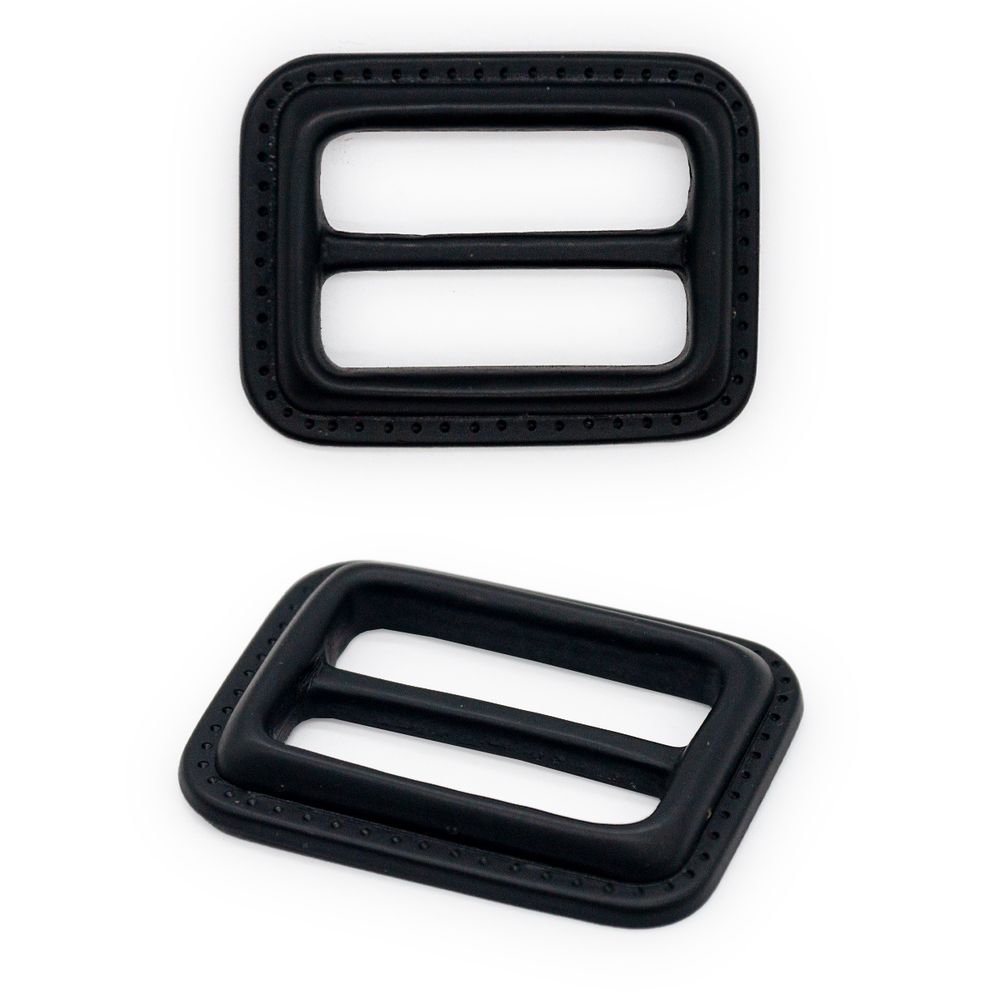 Пряжка пластиковая 30 мм, черный, П02(2.06-1460-30), 10 шт