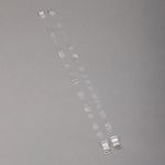 Бретели для бюстгальтера 10 мм, цв.прозрачный матовый, никель, TBY.0T101, уп 10 пар