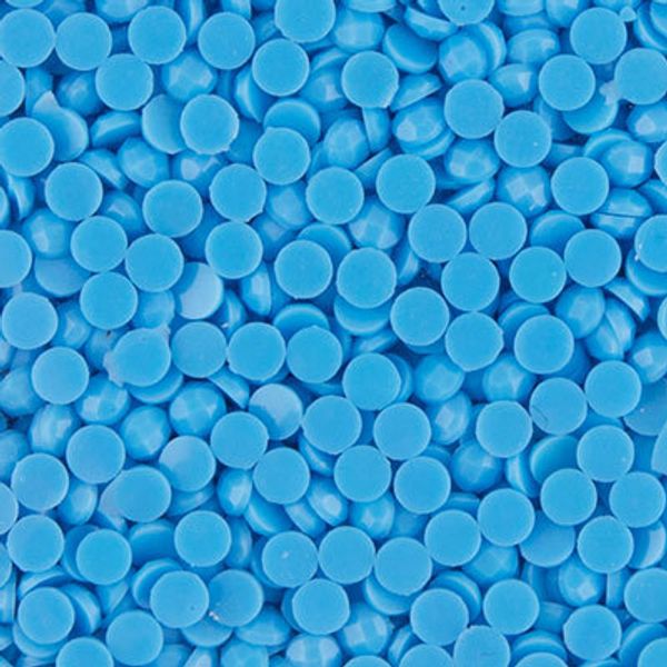 Стразы неклеевые акрил 2.5 мм, 100 г (10х10 г), /РП/, №3121 голубой, Zlatka OZM