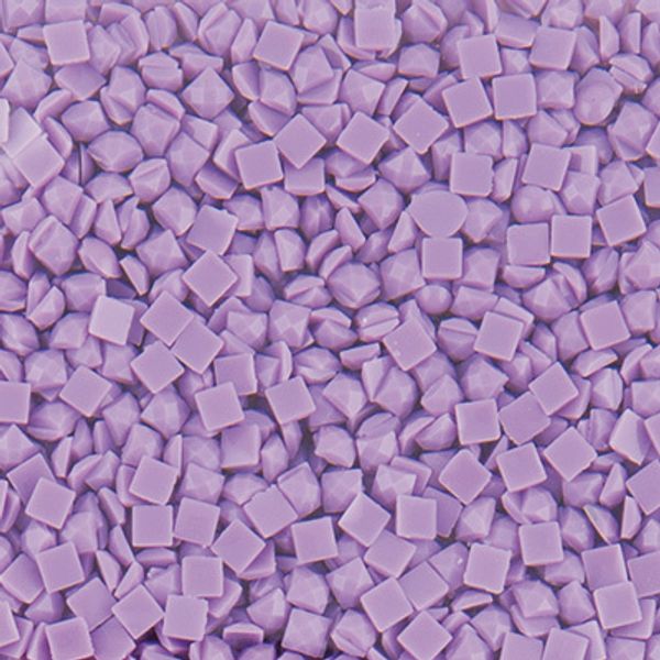 Стразы неклеевые акрил 2.3х2.3 мм, 100 г (10х10 г), /РП/, №3107 сиреневый, Zlatka ZMS