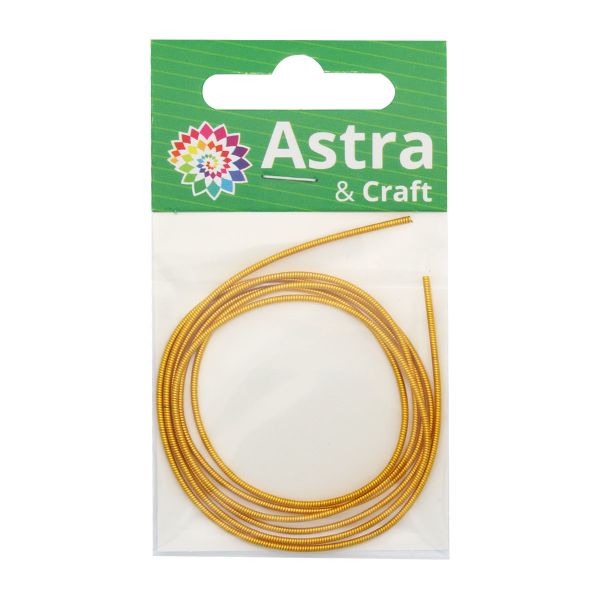 Канитель жесткая Золото 1,2 мм, 5±0,1г