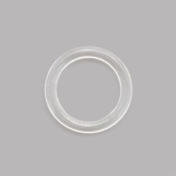 Кольца для бюстгальтера пластик ⌀10.0 мм, прозрачный, 100 шт, 512045-2