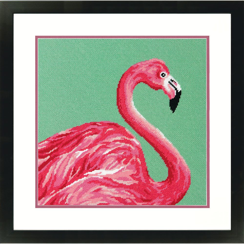 Dimensions, Розовый Фламинго, 35х35 см