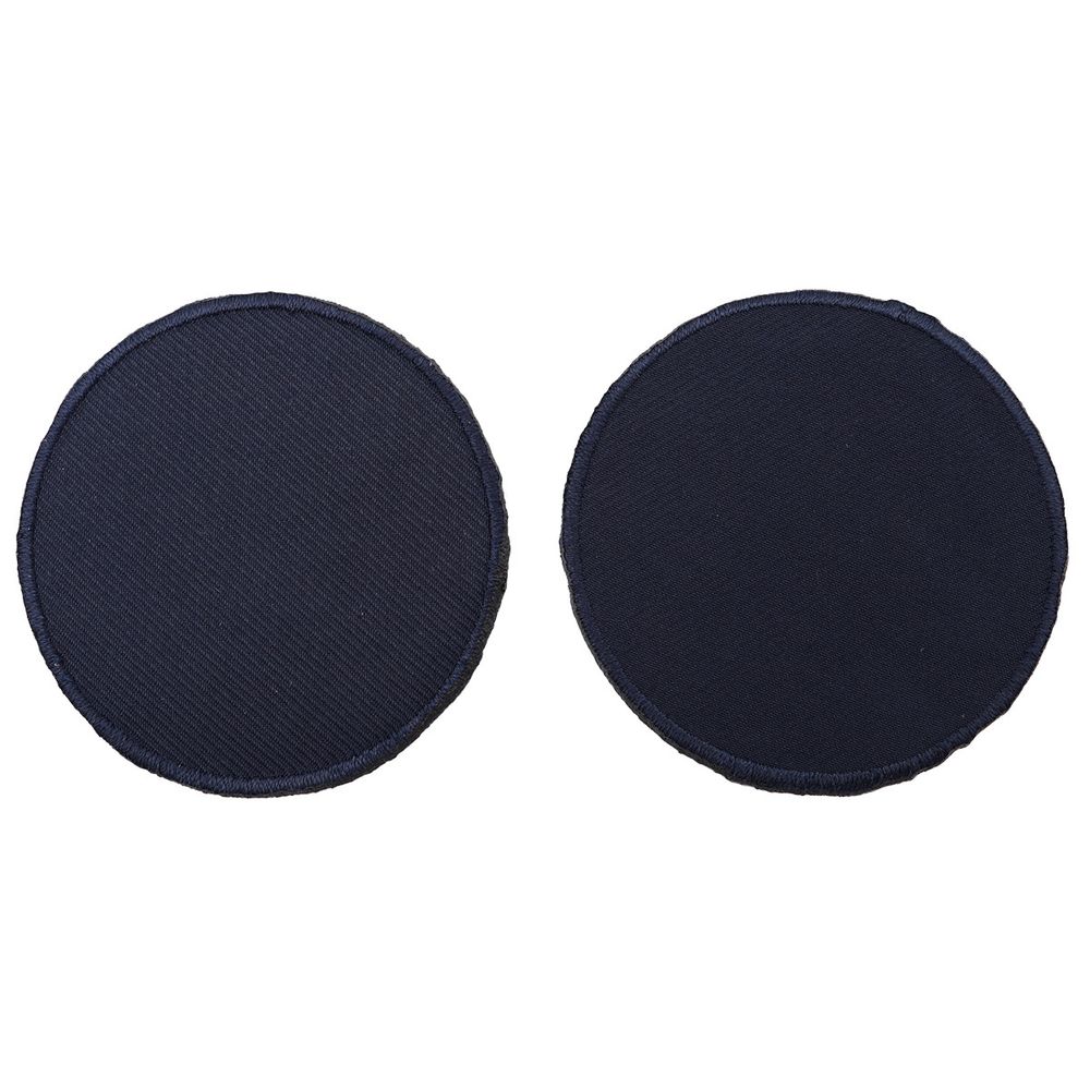 Термоаппликация Круг d-7см, уп. 2 шт, цв.синий