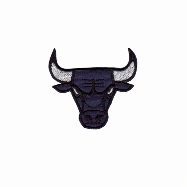 Термоаппликация Бык, 60х54мм (10 шт) (синий), 6009