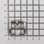 Пряжка ременная металл 20 мм (внешн. 28х25 мм), 10 шт, с роликом, никель, BIG