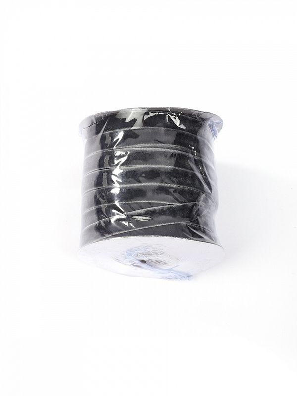 Лента бархатная (тесьма) 10.0 мм / 22.86±1 метров, арт.10VR64 нейлон цв.т.серый