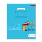 Тетрадь ученическая школьная A5+ 12 л. на скобе, белизна 100%, 25 шт, линия, 000362 учиться, Светоч 12ТСКд5_1_3_2