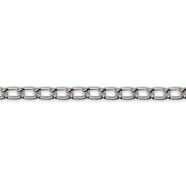 Цепочка декоративная 6.5х3.8 мм, 25 м,±0.5 м, серебро, Micron MA-04