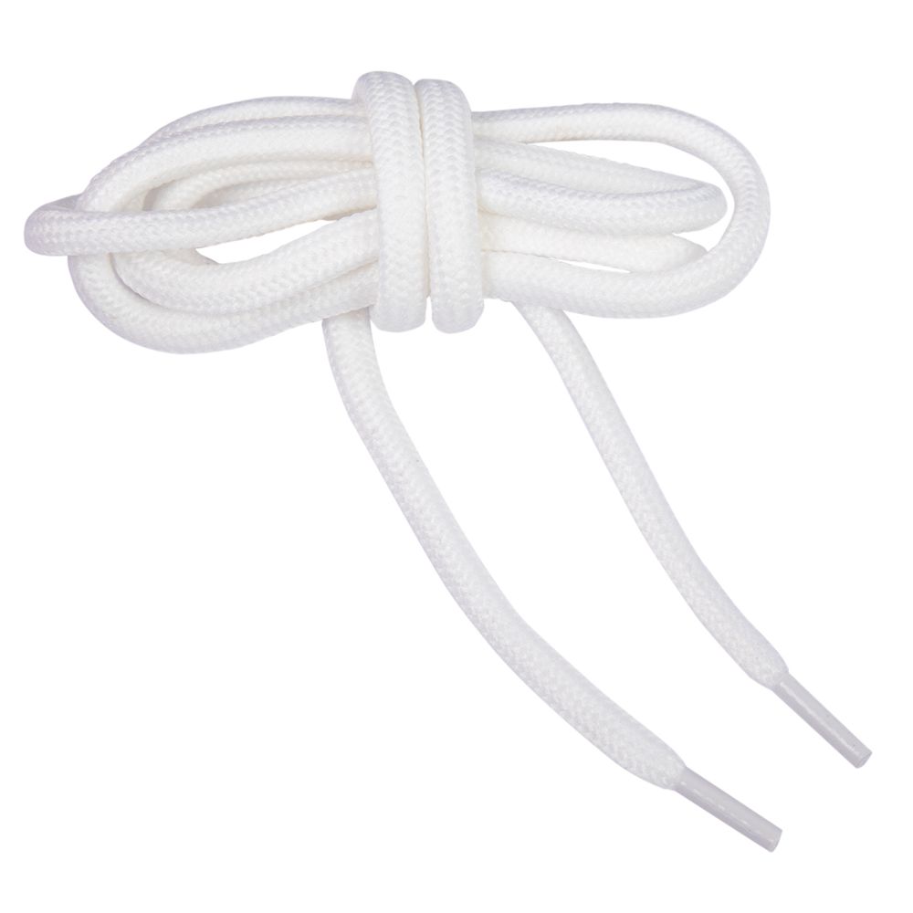 Шнурки для обуви 5 мм, 120 см, 25 пар, белый, Gamma