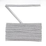 Тесьма 10 мм, 16м (серебро)