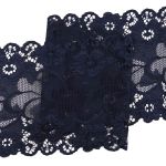 Кружево бельевое эластичное 150 мм / 13.72 м, цв. C147 т.синий