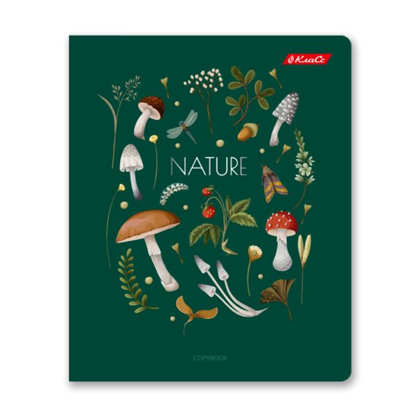 Тетрадь ученическая общая, выборочный лак, A5+ 96 л. на скобе 60 г/м², белизна 100%, 5 шт, клетка в термоусадочной пленке, 000769 Повелители леса, Светоч 96ТЕТк-003