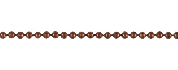 Цепочка декоративная 2 мм, 25 м,±0.5 м, под медь, Micron MI-02