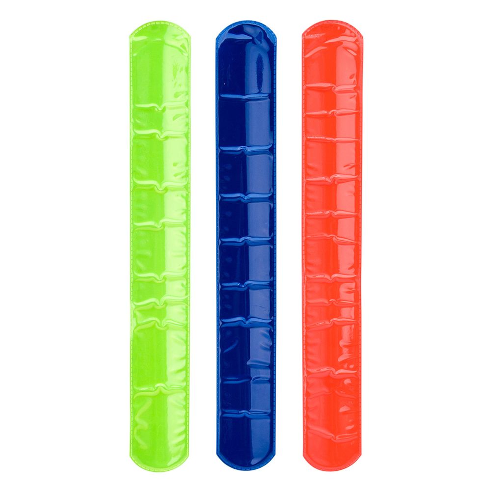 Светоотражающий браслет-фликер 3х22 см МИКС