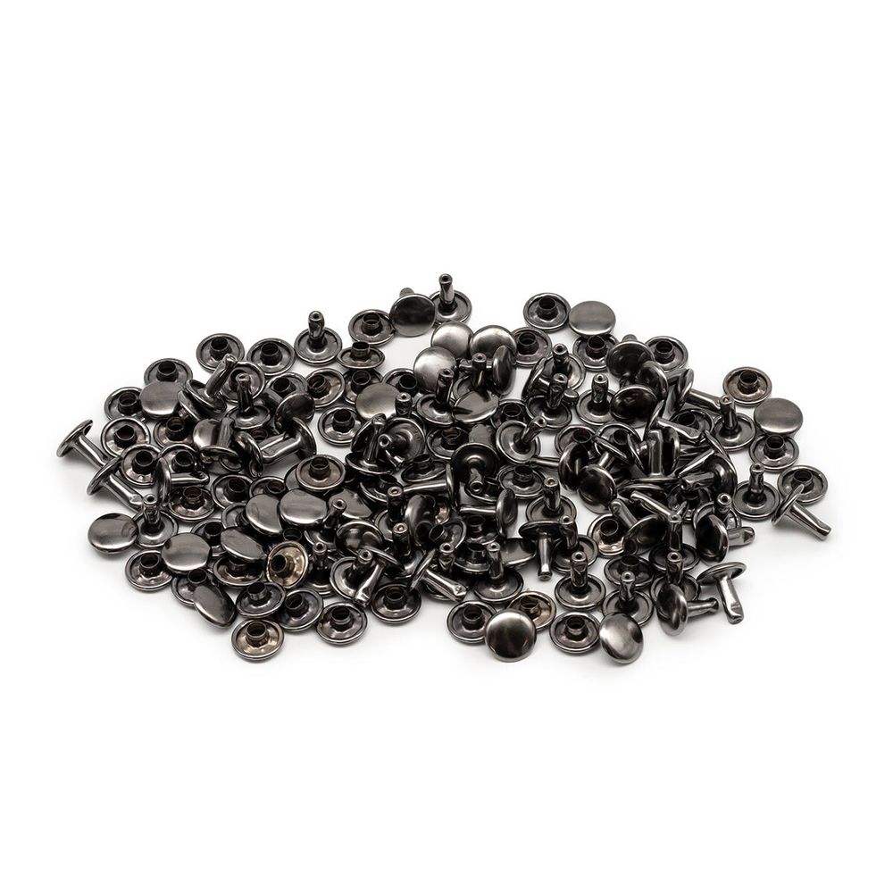 Хольнитены двухсторонние ⌀9 мм, h=9 мм, сталь, New Star №33.5, чер.никель, уп≈2000 шт