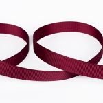 Лента репсовая (в рубчик) 12.0 мм / 45.5 метра, 054 бордовый, Gamma GR-12