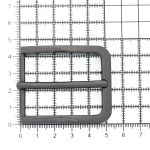 Пряжка ременная металл 35 мм, Nickel, 3 шт