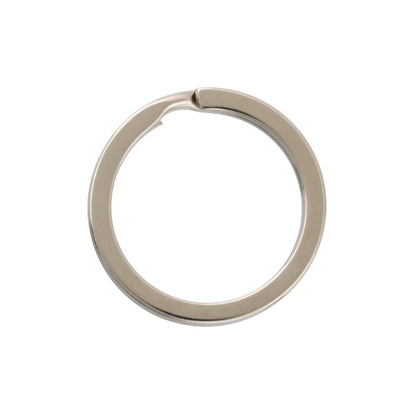 Кольцо для ключей и брелоков ⌀20 мм, металл, 04 никель, Gamma GH 108/20, 20 шт