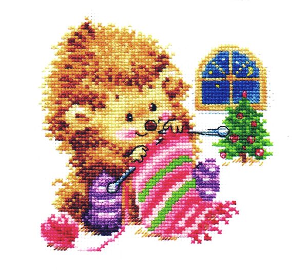 Набор для вышивания нитками Алиса, А кому вяжу - не скажу! 13х13 см