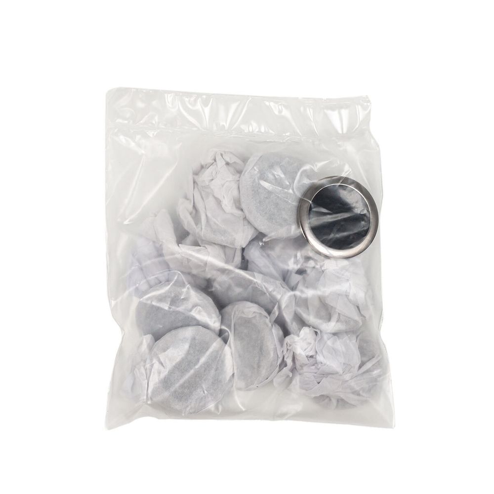 Часть кнопки Альфа (S-образная) ⌀25 мм (A-часть), 5/25 мм, эмаль чер.никель, 10 шт