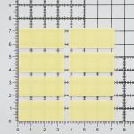 Пластины двусторонние самоклеящиеся 1,6х3,5см, 5 листов по 8 шт., 2AR23548