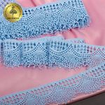 Кружево гипюр (плетёное) 55 мм / 13.71 метров, TBY.SUN.01, цв.F183 голубой