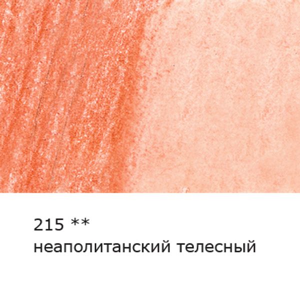 Карандаш акварельный художественный заточенный, 6 шт, 215 Неаполитанский телесный (Naples flesh light), Vista-Artista Gallery VGWP