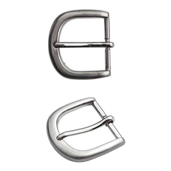 Пряжка ременная металл 35 мм (T.Silver) MR121, 3 шт