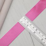 Лента атласная 1-сторонняя 25.0 мм / 22.86±1 метров, 023 светлая фуксия, Globus