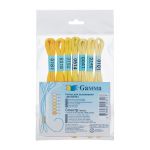 Мулине Gamma набор Спектр, цв.lemon, 7 мотков по 8 метров