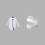 Шапочка для бусин, 10мм 30 шт/упак, Astra&Craft (Серебро), 4AR200