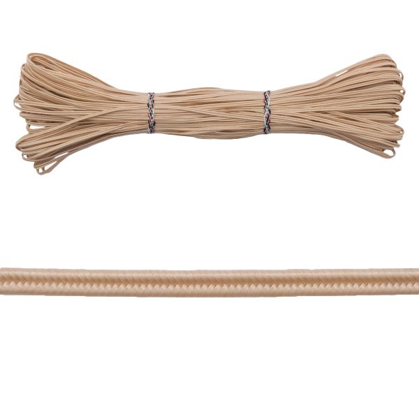 Шнур сутажный ⌀3.0 мм / 50 метров, бежевый