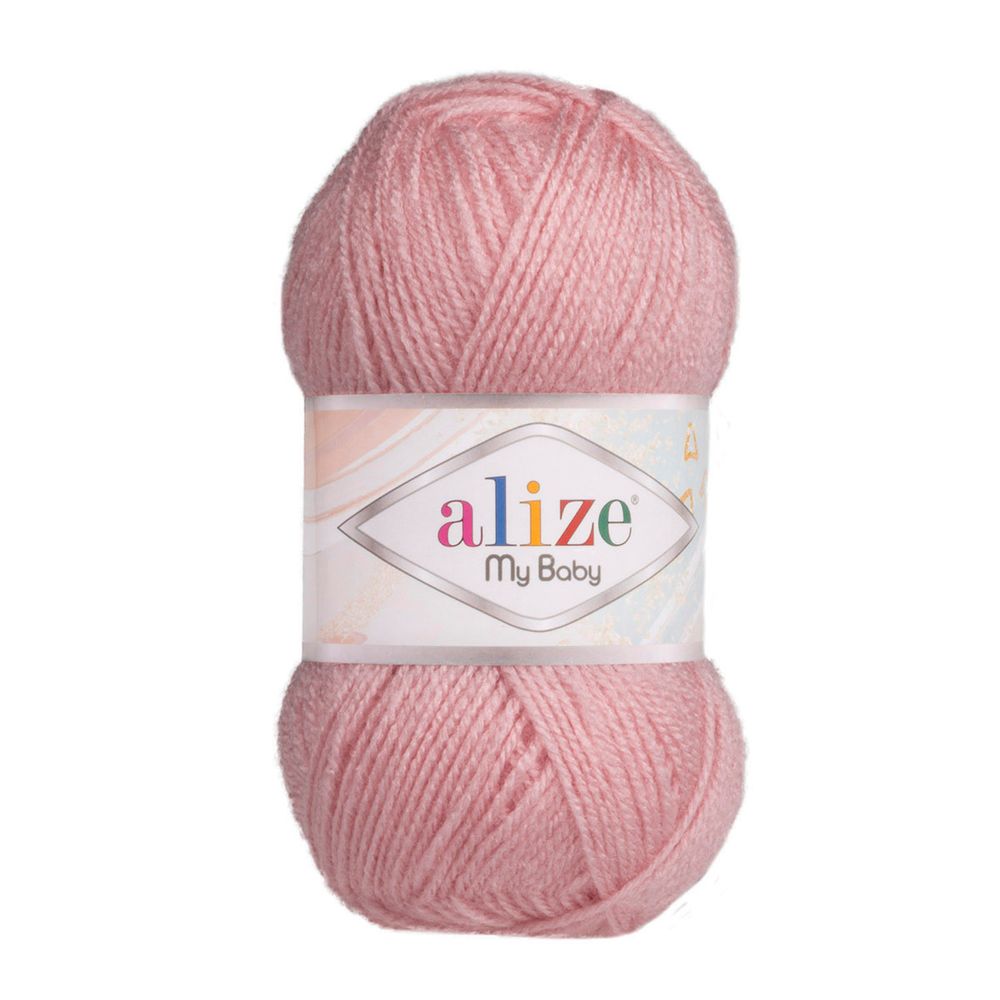 Пряжа Alize (Ализе) My Baby / уп.5 мот. по 50 г, 150 м, 315 тёмная пудра