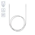 Спицы круговые металл ⌀2,0 мм, 80 см, с металлической леской, Gamma MKG